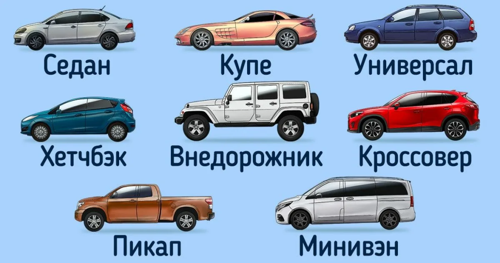 Тип кузова: седан, универсал, минивэн, кроссовер Тип кузова: седан, универсал, минивэн, кроссовер
